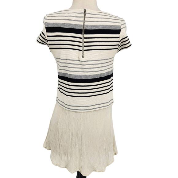 Anthropologie Deletta Top Gradient Stripe Hi Low Tunic - Picture 4 of 5